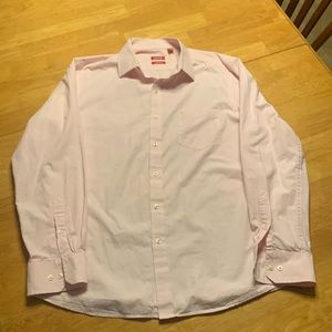 Izod pink dress shirt. Large slim